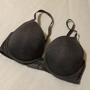 Gray Victoria’s Secret padded perfect coverage bra 36d